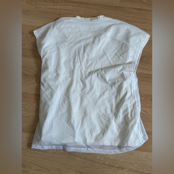 KIKO KOSTADINOV Inex Mesh Sleeveless Top Off White Size 50 VGUC - Picture 7 of 7